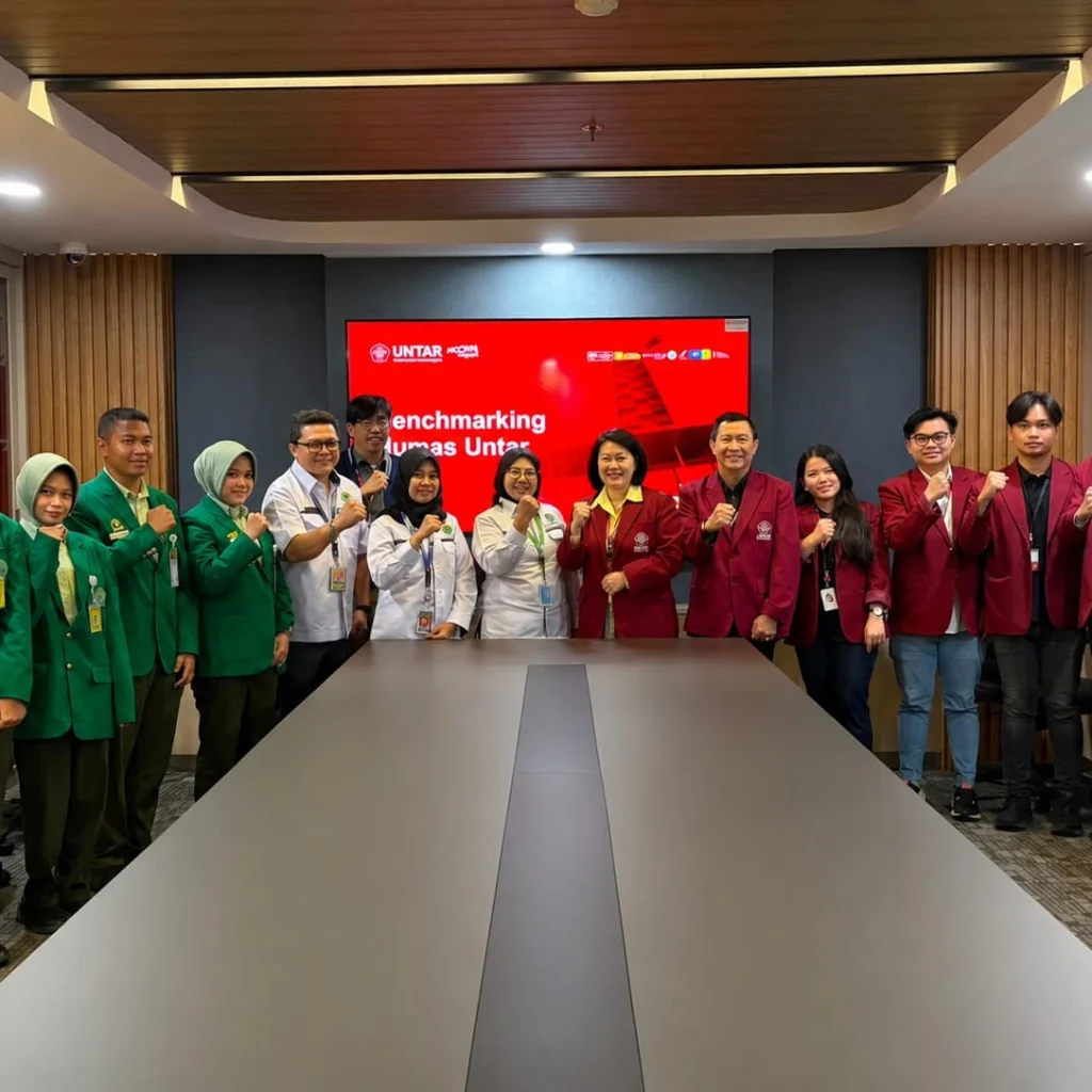 Tim Humas & Kerjasama STIKES RSPAD Gatot Soebroto Studi Tiru ke UNTAR