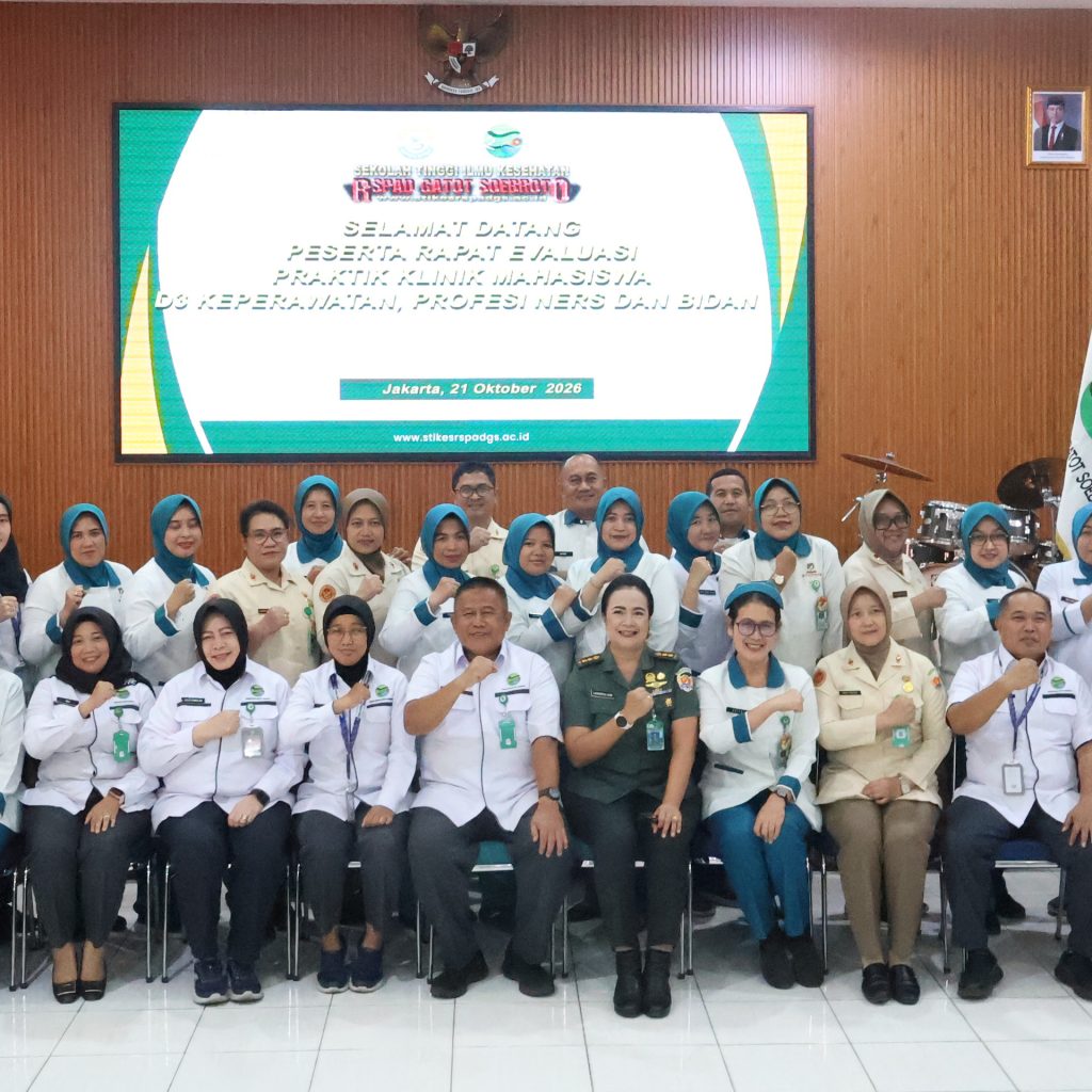 Rapat Evaluasi Praktik Klinik Mahasiswa STIKES RSPAD Gatot Soebroto Bersama Preseptor RSPAD Gatot Soebroto